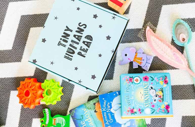 Tiny Humans Read Book Subscription Box For Kids