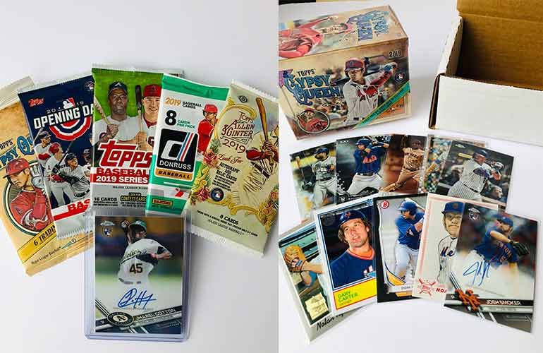 Baseball Cards Of The Month Club Subscription Box For Baseball Sports Fans