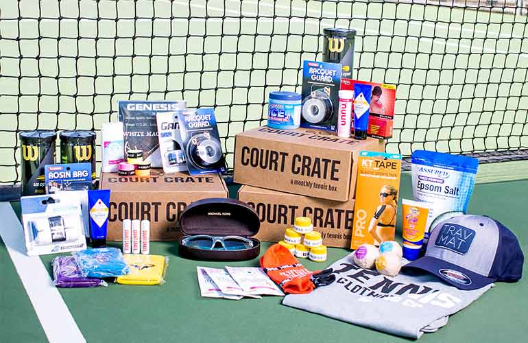 Court Crate Subscription Box For Tennis Players