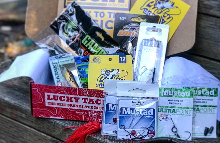 Lucky Tackle Box Fishing Subscription Box For Sports Fans