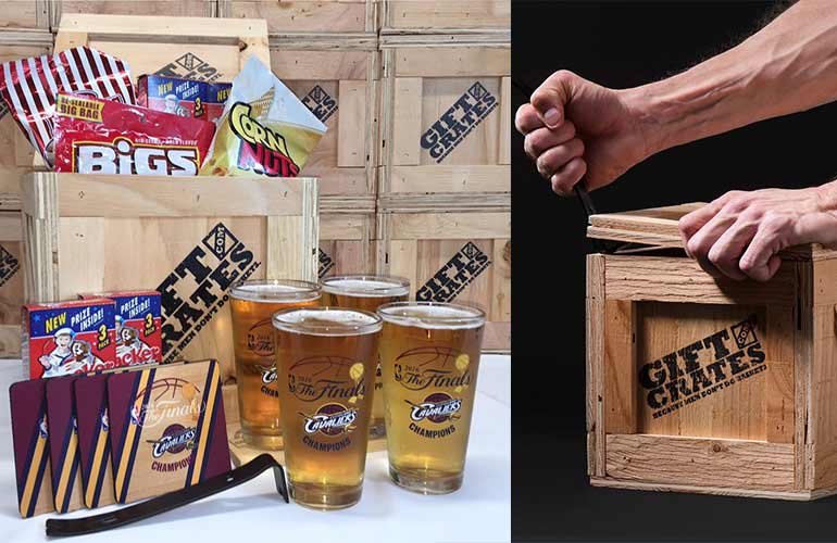 NFL Barware Gift Crate Subscription Box For Sports Fans